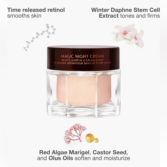 Charlotte Tilbury Refillable Magic Night Moisturizer with Retinol - Picture 2 of 5
